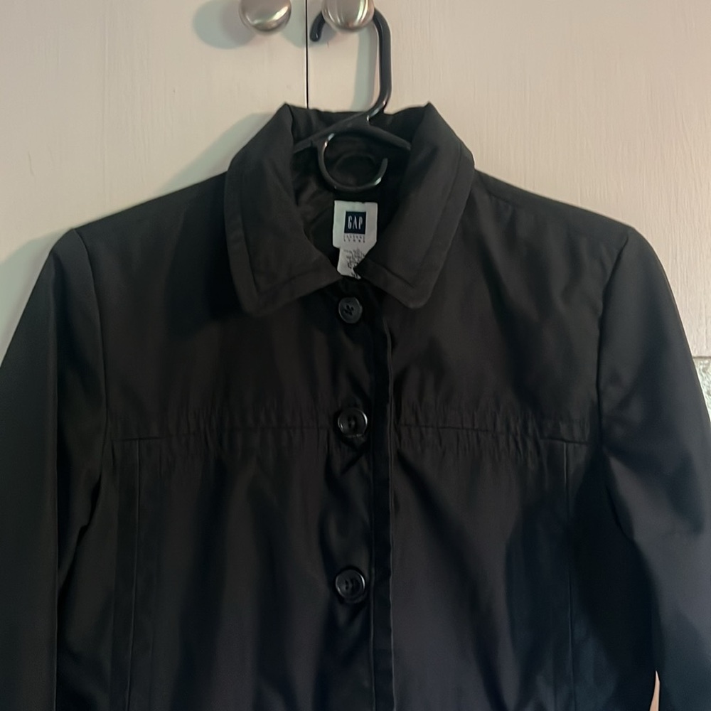 Gap Black Button Down Lightweight Jacket - Women’… - image 2